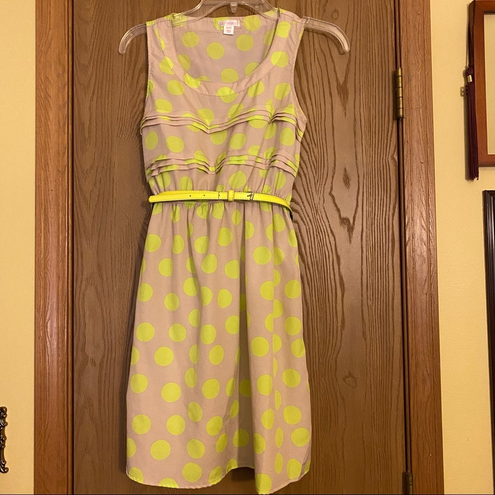 Women’s Xhilaration Sleeveless Polka Dotted Dress, EUC, XS